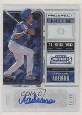 2018 Contenders Draft Picks Cracked Ice Ticket 9/23 Aramis Ademan #1 Auto 9pd