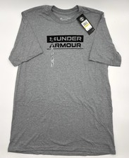 Under Armour Men's Sportstyle Logo T-Shirt Size Medium Grey 1364087-035