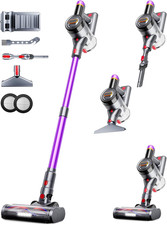 Cordless Vacuum Cleaner, 550W 45Kpa Vacuum Cleaners for Home, 60Mins Cordless St