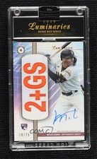 2024 Topps Luminaries Home Run Kings Relics 9/25 Marco Luciano Auto 1f5h