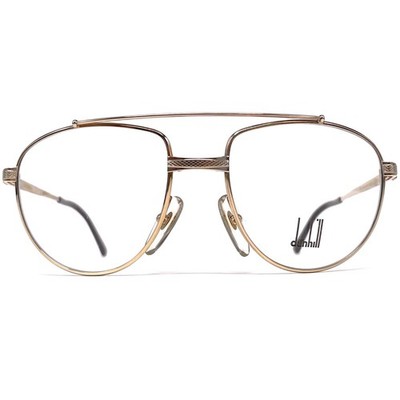 NOS Vintage DUNHILL 6158 Sonnenbrille - Österreich 1980er - Medium - Gold