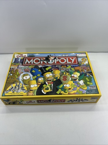 Die Simpsons Edition Monopoly Brettspiel Parker Brothers Familienspiel / Vollständig - Bild 10 von 11