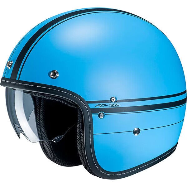 HJC FG-70s Ladon Blue MC2SF Open Face Helmet Size XL