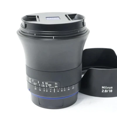 Objectif Ultra Grand Angle ZEISS Milvus 18mm F2.8 Pour Canon EF Manuel - Photo 1/4