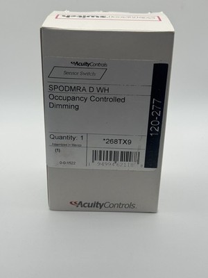 Acuity controls SPODMRA  D WH Occupancy Controlled Dimming Switch 120-277