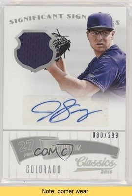 2014 Panini Classics Silver Jerseys 80/299 Jon Gray Jonathan #42 Auto READ 5x8