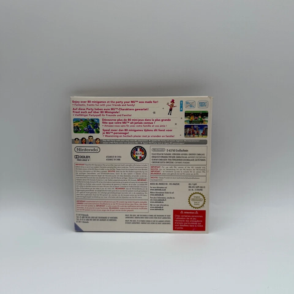 Wii Party (Nintendo Wii, 2010) Multilingua Completo - Testato - Immagine 3 di 3