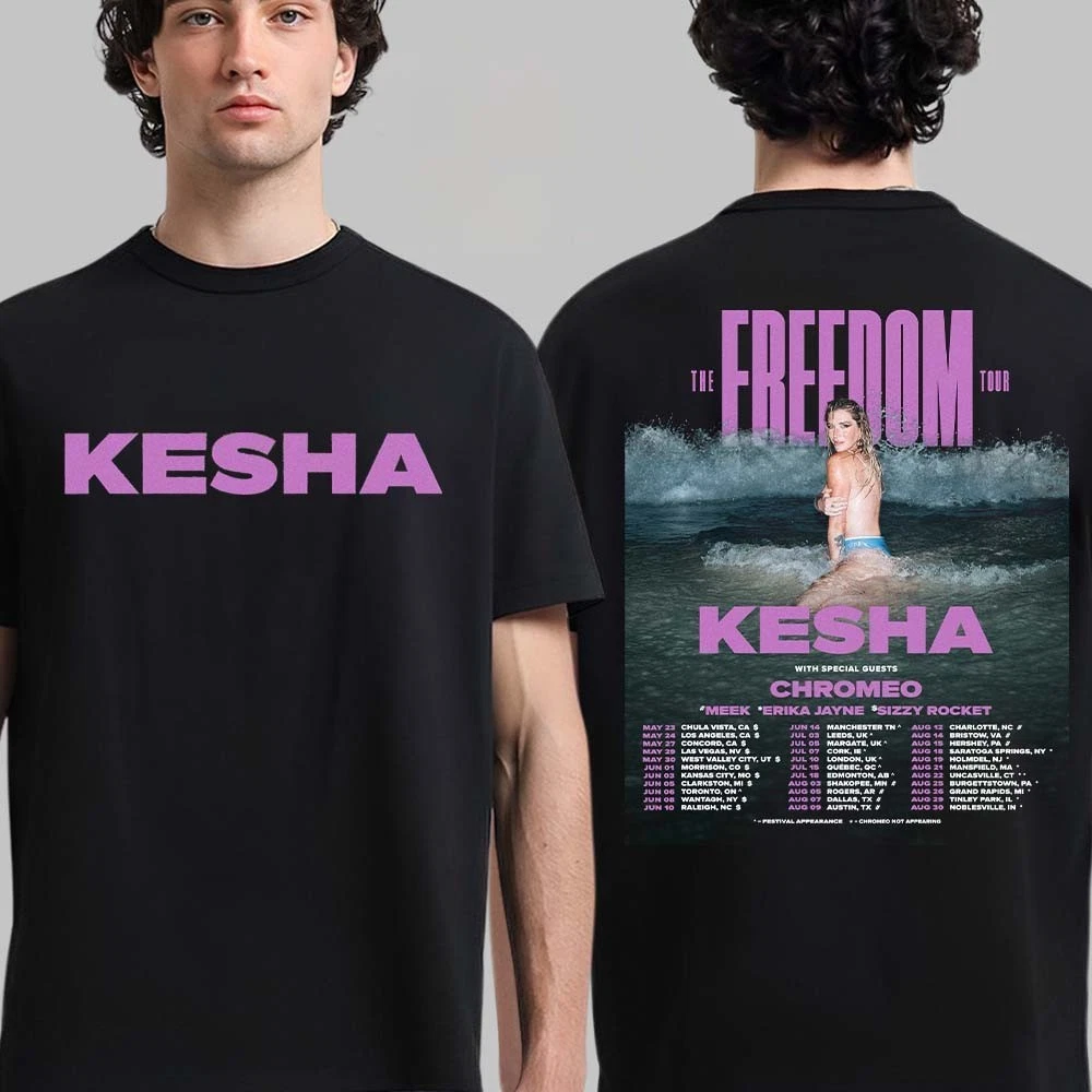 Kesha The Freedom Tour 2026 T-Shirt | eBay
