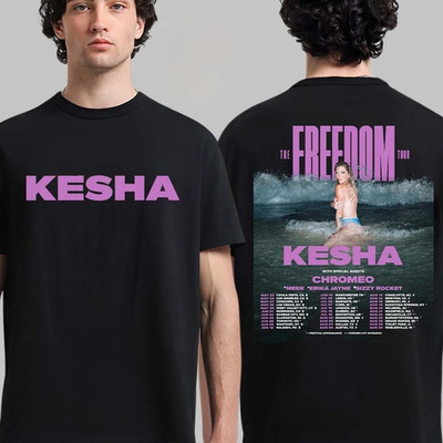 Kesha The Freedom Tour 2026 T-Shirt | eBay
