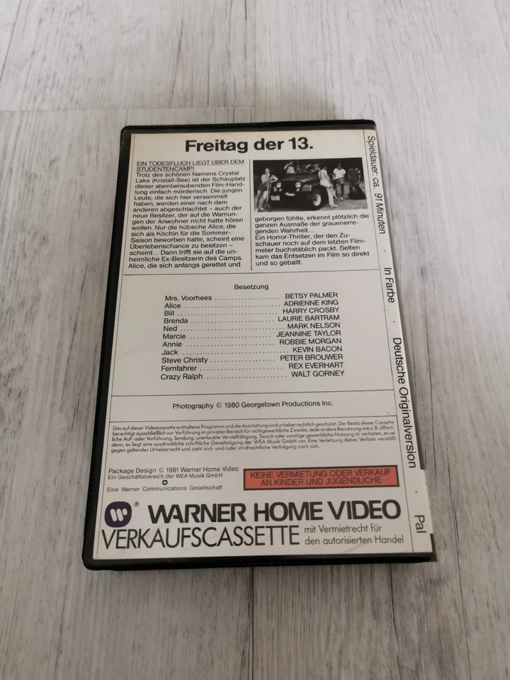 Vhs Freitag der 13. GROßBOX FSK18 - Bild 2 von 4