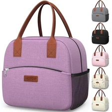 Lunch Bag for Women & Men - Wear-Resistant & Leak-Proof Insulated Lunch Box w...