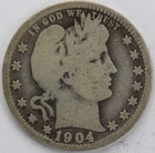 1904 O Barber Quarter