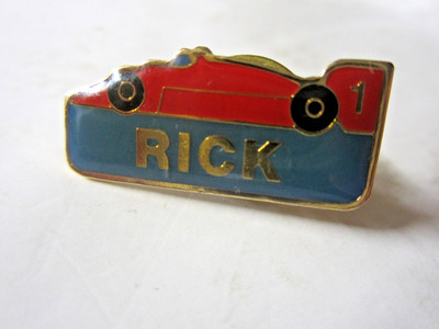 Indianapolis Indy 500 Winner Original  Rick Mears #1  Racing Hat Pin