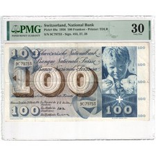 [#164397] Switzerland, 100 Franken, 1956-10-25, VF