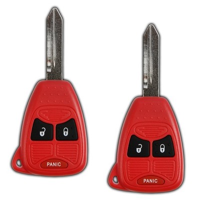 2x Keyless Entry Remote Car Key Fob for Jeep Dodge Chrysler OHT692427AA 3b Red
