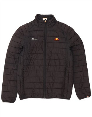 Ellesse Mens Padded Jacket UK 38 Medium Black Polyester BG13
