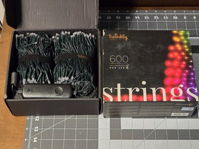 Twinkly Strings   App Controlled Lights String with 600 RGB LEDs - Generation 2