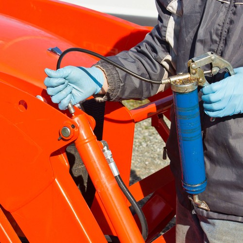 Grease Gun Hose 47.6" 10000 PSI Spring Flex Grease with 1/8" NPT Thread Blue - Bild 6 von 6