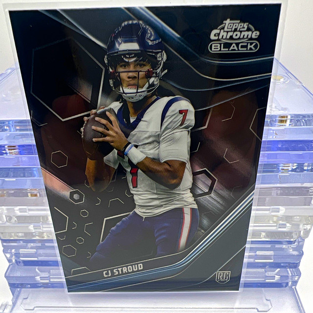 Topps 2023 Composite Chrome Black C.J. Stroud Houston Texans #120 Rookie