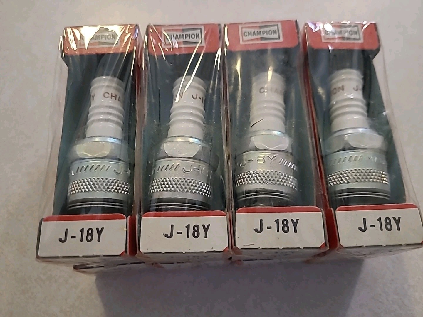 8 Champion J-18Y Spark Plug Small Engine Individually Boxed NOS 