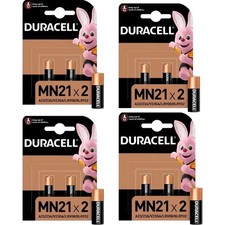 Duracell MN21 12V Alkaline Batterien Langlebigkeit 23A Blisterpackung 8Er Pack