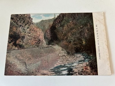 Pardee Point on the E.T. W.N.C. E. T. W. N. C. Railway RY Johnson City Tennessee