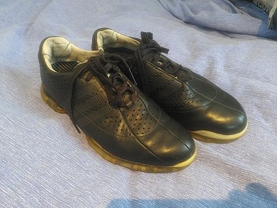 Adidas Golfschuhe Leder schwarz Gr 7 /40.5