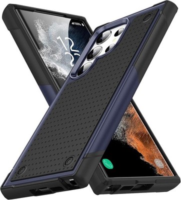 Designed for Samsung Galaxy S23 Ultra Case 2 in 1 Gift Rugged Heavy Duty Cover