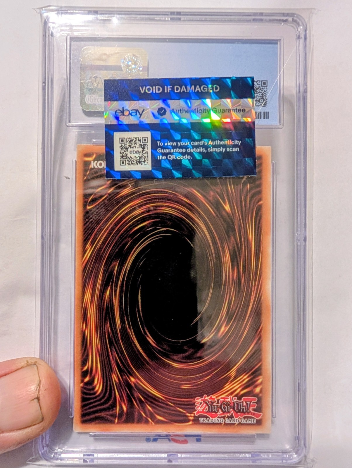 CGC 9.5 Yu-Gi-Oh 2022 GFP2-EN176 Red-Eyes Black Dragon Ghost Rare 1st Edition view 3