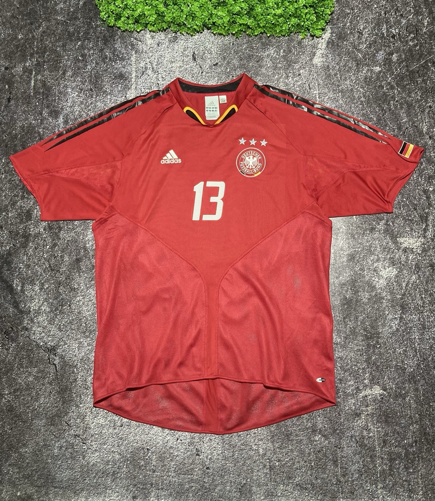 Adidas Germany 2004-06 Jersey Third XL Soccer Shirt WORLD CUP #13 BALLAK Vintage