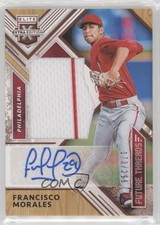 2018 Elite Extra Edition Future Threads Silhouette Francisco Morales Auto a6i