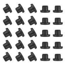 25 Pcs t Shaped Solid Silicone Stopper, Dia 13.5 Mm/0.53 Inch Rubber Hole Plugs