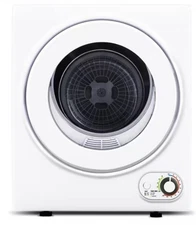 110V Portable Clothes Dryer Compact 850W Laundry 1.6 cu. ft Stainless Steel