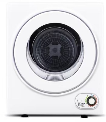 110V Portable Clothes Dryer Compact 850W Laundry 1.6 cu. ft Stainless Steel