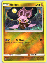 Noibat 158/236 Reverse Holo Common Unified Minds Pokémon TCG