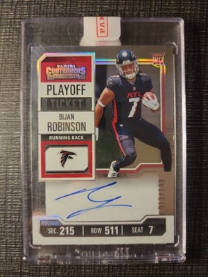 2023 Panini Contenders Rookie Ticket Bijan Robinson #103 Playoff Ticket /149 RC