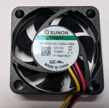 Sunon MF40101V2-1000U-G99 MagLev 40mm x 10mm 12V Cooling fan 3-pin