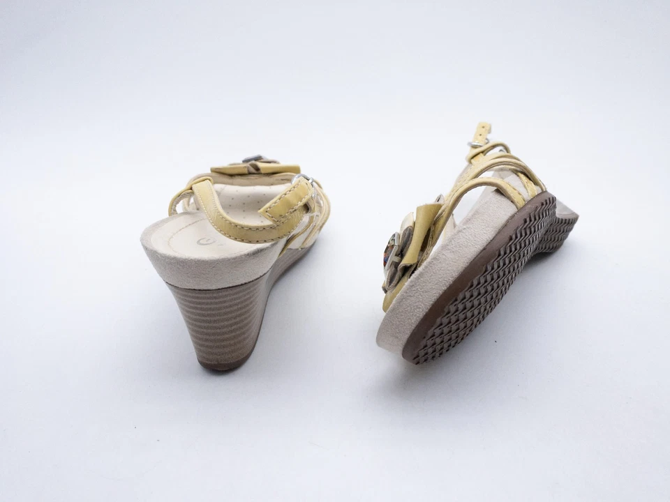 Geox Sandalias De Cuña Para Dama Zapatos Medida 37,5 EU Art. 33096-20 - Imagen 2 de 4