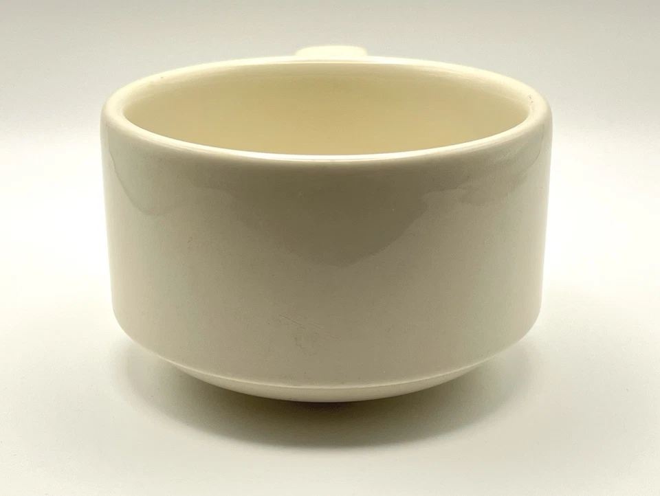 Juego de 2 tazas jumbo Homer Laughlin blancas para restaurante hechas en EE. UU. Foto 3 de 4