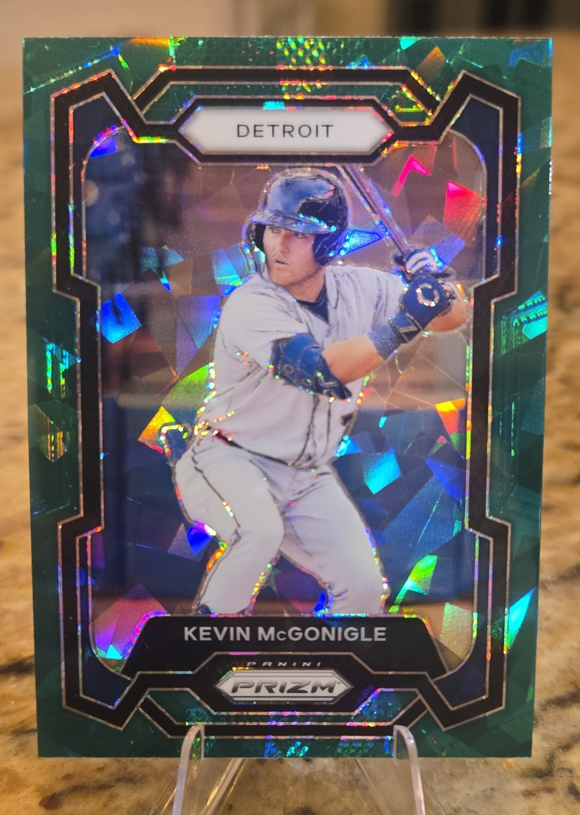 2024 Panini Prizm - Kevin McGonigle #142 Green Ice Prizm (RC)