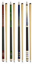 Set of 4 Pool Cues New 58 Billiard House Bar Pool Cue Sticks SET15 18