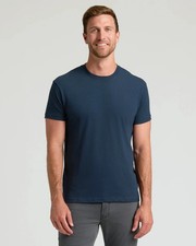 True Classic Men's Tee Shirt Navy L