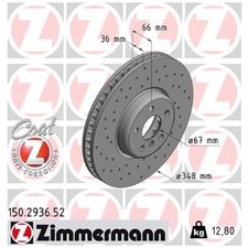 Bremsscheibe vorne links f�r BMW X3 G01 X4 G02 X5 G05 X6 G06 X7 G07 Z4 | 262054
