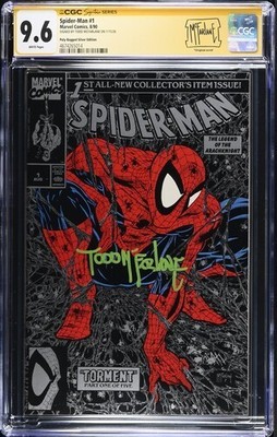 Amazing Spider-Man #1 CGC 9.6 SS McFarlane Signed Poly-Bag Silver Lizard Key
