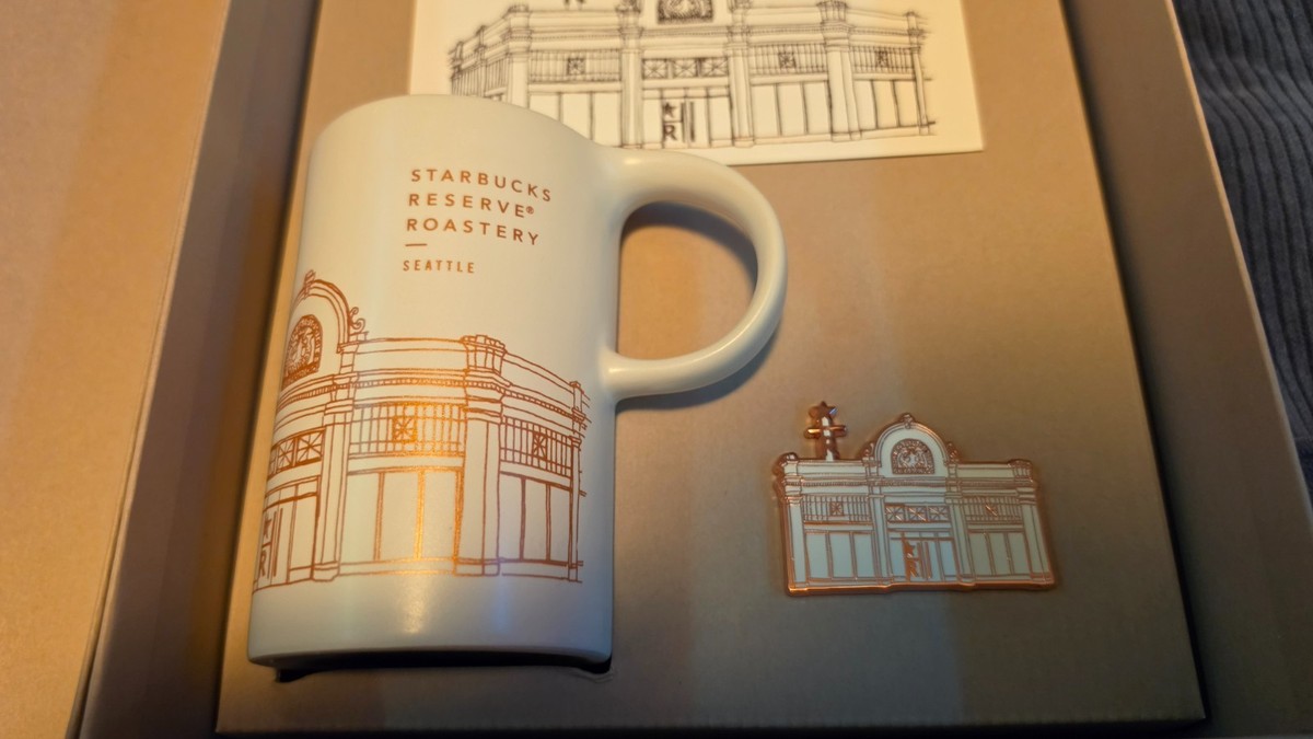 【希少】スターバックス ロースタリーシアトル限定カード ＆ テイスターカード Starbucks Reserve Roastery Seattle Mug Postcard Gift Set ! RARE