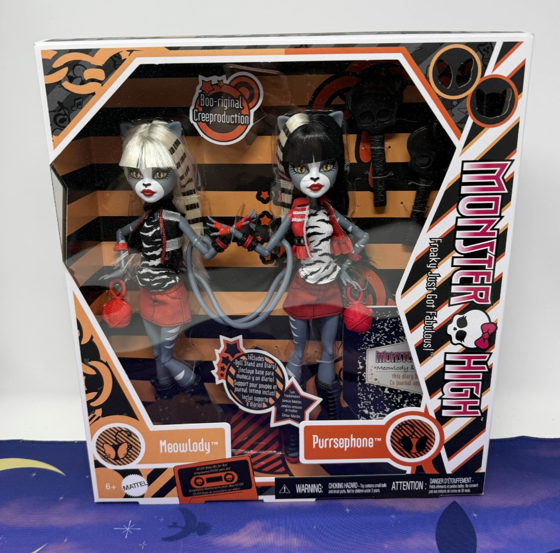 ✨¡Muñecas Monster High Boo-Creeproducción Original Meowlody y Purrsephone en mano! ✨