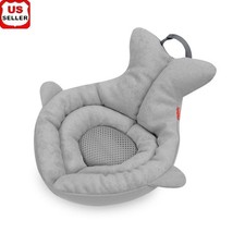 Newborn Infant Bath Bather Sink Support Cushioned Plush Terry Cloth Quick Dry US