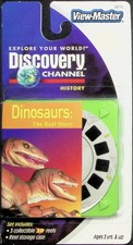 Dinosaurs The Real Story 3d View-Master 3 Reel Packet  Storage Case NEW SEALED