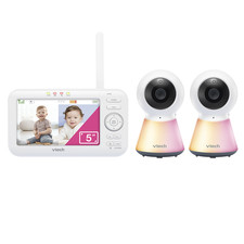 Vtech VM5254-2 Baby Monitor 5" Fixed Dual Camera w/ Night Light NEW