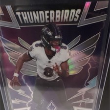 Panini 2025 Phoenix Lamar Jackson Ravens Thunderbirds Insert #4 NFL